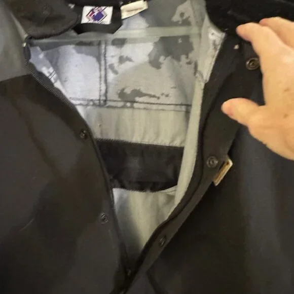 Moose Racing Utility Jacket Anorak Gorpcore Tech Black Gray Dirt Bike/Snowmobile - Picture 13 of 14